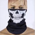 Discounted shop Skull Face Mask  Motorcycle Bicycle Half Face Skeleton Mask Halloween Outdoor Sport Headwear Half Sun Dust Protection. 