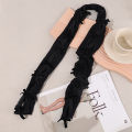 Bow Fingerless Gloves Lolita Jk Lace Flocked Gothic DIY Shawl Sunscreen Sleeve Clothing Accessories Elastic Mesh Punk Gloves. 