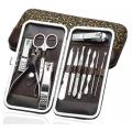 12 Piece Kit Beauty Tools Manicure Set Nail Care 12 Piece Cutter Cuticle Clipper Manicure Pedicure Kit Case Gift Set. 