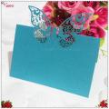 50/100pcs Laser Cut Wedding Invitation Card Pearlscent Paper Card Wedding Decorations Party White Hollow Out Butterfly 9*12cm 6z. 