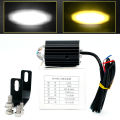Original Shilan L19 LED Fog Light – 15W High/Low Beam | White & Yellow Projector Lens for Car & Motorcycle. 