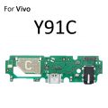 USB Charging Charger Dock Port Board With Microphone Mic Flex Cable Parts For Vivo Y90 Y91 Y91C Y91i Y93 Lite Y93s Y95 Y97. 