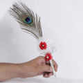 Nikah Signature Pen Collection For Nikah Nama Dastakhat, Beautiful Peacock Feather Nikkah Signatures Pens For Wedding Ceremony, Fancy Peacocks Feathers Ballpoint Pen, Bride Groom & Qabool Hai Ballpen For Shaddi Sign, Decoration Ideas, Shadi Party Supplies. 
