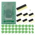 Double-side Prototype Screw Terminal Block Shield Board Kit For arduino MEGA-2560. 