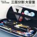 Transformers Pencil Case Elementary School Boys Creative Cool Large Capacity Multi-Functional Children Waterproof Pencil Stationery Box. 