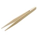 Textured Bamboo Kongfu Tea Utensil Tweezers 14.5cm Wood Color. 