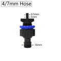 Pe Tube Joint For 4/7 8/11 16/20/25mm Barbed Fittings Connectors 1/4 3/8 1/2 3/4 1 Inch Coupling Garden Watering Hose To F. 