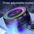 NAMUNY 15W High-Power AL19 Semiconductor Cooling Phone Cooler Radiator Freezing Cold Colorful LED Low Noise Temperature Display. 