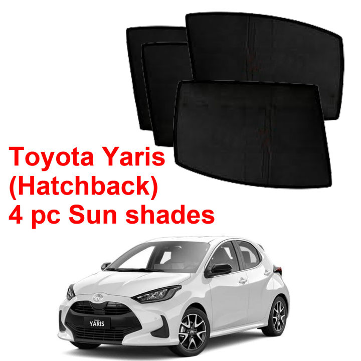 Toyota Yaris Hatchback Sun shades - 4 Pieces Set