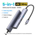 UGREEN Uno 6-in-1 USB-C Hub, 4K@60Hz HDMI, PD100W Charging, 10Gbps USB3.2, Compatible with MacBook Pro/Air M3, Samsung S25/S24 Ultra, iPad Pro, Laptop Docking Station. 