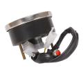 Universal Round Digital Speedometer For Cafe Racer Metal Body-RPM-Fuel Gauge-Trip-7 Colour Display. 