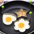 【VisioN Shop】Stainless Steel Egg Holder Utensils Egg Cooker Mold Non-stick Skillet Kitchen Tools Accessories. 