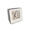 Digital LCD Alarm Clock with Light Sensor Table-Clock with Clap Tap Sensor Timepiece Date and Temperature Backlight Night Snooze  For Bedrooms Bedside Kids Adults Home Decoration for Living Room. 