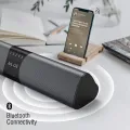 PC Soundbar, 20W Bluetooth Computer Speaker, Wired and Wireless Mini TV Soundbar for Desktop Laptop, Portable Soundbar,USB Powered, 3D Surround Sound, Built-in Microphone, 3.5mm Aux Input & TF, 16". 