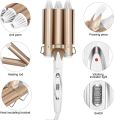 Hair Curler,Iron 3 Barrel Hair Waver Curling Iron Temperature Control, Quick Heating Mermaid Hair Waver for Long or Short Hair Styling. 