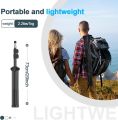 Aluminium 7 Feet Tripod Stand For Ring Light, Mobile Phones & DSLR Cameras - 360 Rotatable Portable & Adjustable 7 Ft Long Tripod With Mobile Holder & Ball Head - Best Use For Videography, Photography, Tiktok, Youtube, Studio Lighting, Equipment - Black. 
