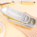 5/10Pcs Rectangular Tinfoil Tray Disposable Aluminum Foil Container Waterproof And Oil-proof Bakeware Set Without Lid For Grill Cooking Tool. 