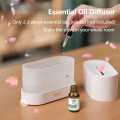 Flame Essential Oil Diffuser, 180ml Night Light, USB Ultrasonic Mist Upgrade 7 Colour Lights Aromatherapy Diffuser, Super Quiet Air Humidifier, Electric Aroma Diffuser, Waterless Auto-Off Suitable For Home Office Room, Bedroom, Automatic Closing, White, |. 