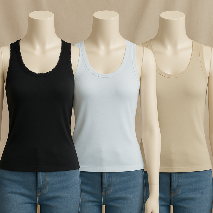 Pack%20Of%203%20Cotton%20Non%20Padded%20Thick%20Straps%20Tops%20Camisole%20Shameez%20For%20Girls%20-%20Image%202