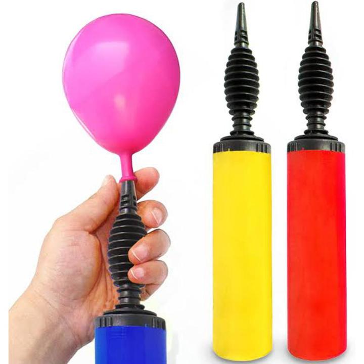 Balloon Air Pump Manual Hand Held Plastic Balloon pump (Pack of 1)