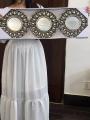 3 piece wall mirror for wall decorations home decoration ,pics are original. 