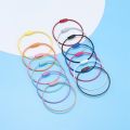 St.kunkka 10pcs/Pack Colorful Stainless Steel KeyChain Wire Keyrings For DIY Jewelry Making Supplies. 