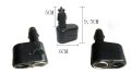 Car Cigarette Lighter Splitter Plug Dual Car Charger Car 12v Socket Cigarette Lighter Tee Adapter Cigar Jack Socket Splitter. 