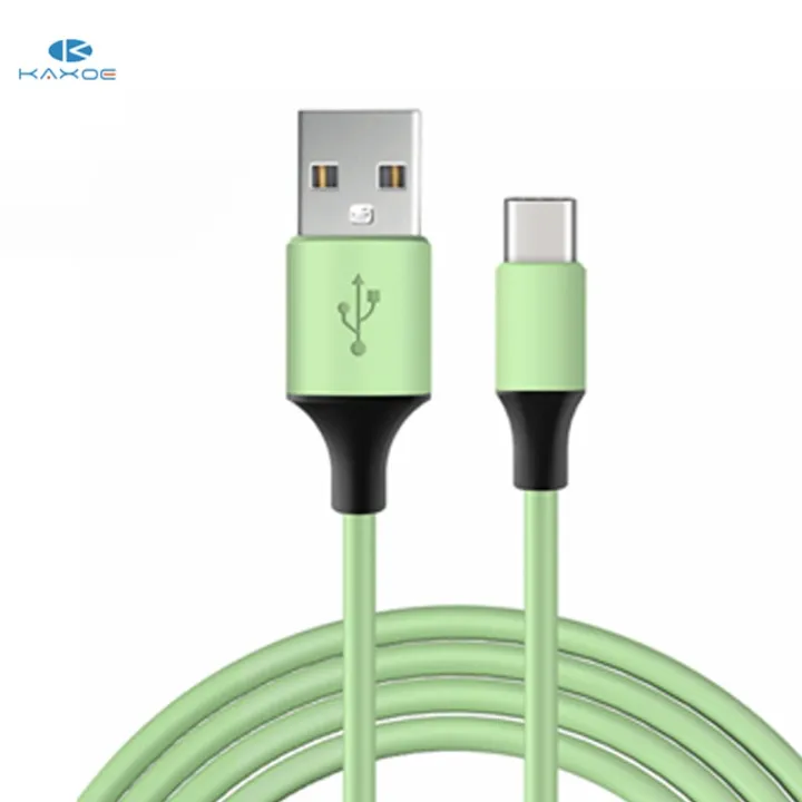 KAXOE%203A%20Fast%20Charging%20Liquid%20Silicone%20Cable%20For%20Type%20C%20Android%20Micro%20USB%20Charging%20Cord%20-%20Image%202