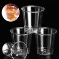50Pcs/Pack Mini Clear Plastic Disposable Party  Glasses Jelly Cups Tumblers. 