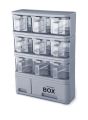 Pretty 9 in 1 Spice Rack with Additional Storage Box. 