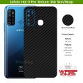 Infinix Hot 9 Pro Skin/Wrap 360 Protection Sheet/ Carbon fiber/ Matte/ Transparent/ Lamination Back Included Camera Skin. 