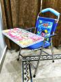 Kids Foldable & Portable Study+Eating Table & Chair Used For Multi Purpose. 
