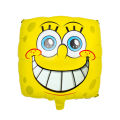 Sponge Bob Set of 5 Pcs Metallic Foil Balloons, SpongeBob Square Pants Birthday Theme Reusable Balloon, Birthday Parties Decoration, Party Supplies, Kids Cartoon Theme Pack, Cartoon Ballons Decor Set, Boy Birthday Ideas, SpongeBob SquarePants, Nickelodeon. 