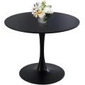 BLACK ROUND TABLE. 