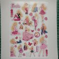 Barbie Stickers UNCUT A5 Size Sheet For Girls Kids Journal Scrapbook Phone Cover Laptop Notebook DIY Crafts Barbie Fans. 