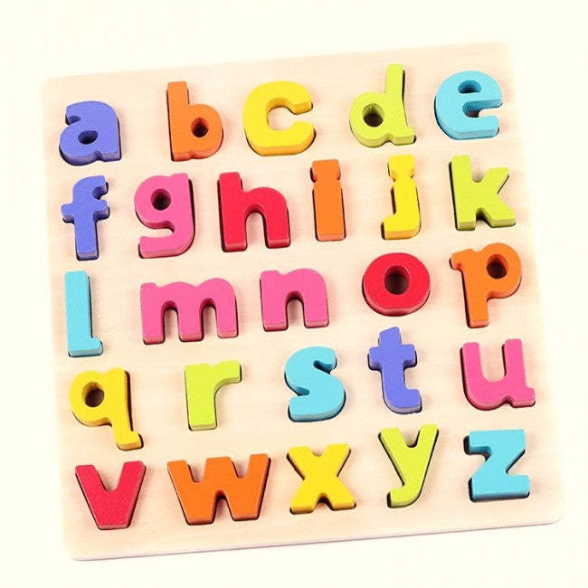 Wooden Letter Board For Montessori Kids For Home Teaching