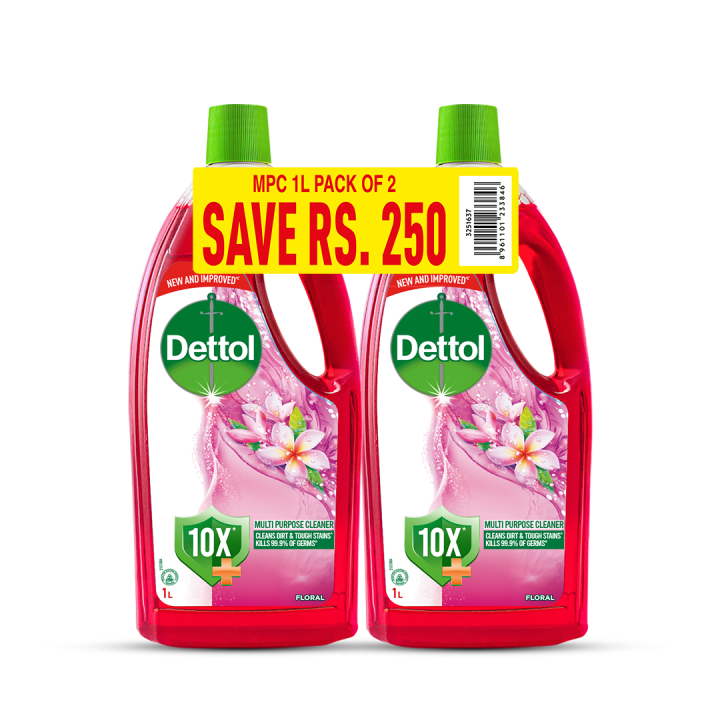 Dettol Floor Cleaner Floral 1L - Pack of 2