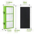 JAEEE Replacement True Filter for Holmes AER1 HAPF300AH Makeup Remover Filter,Replacement Parts HAPF300AH-U4R,HAP242-NUC,Etc. 