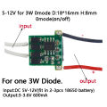 LED Driver For Cree XPE XRE XPG2 Q5 XML L2 T6 18650 XHP50 XHP70 battery LED flashlight HeadLight Power Supply. 