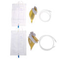 SNPH 1000ml portable wearable urinal urine bag collector toilet elastic man women Brilliant. 