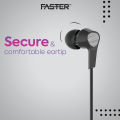 FASTER F15 Universal Music Earphone - High Quality Handfree for Calling - Handsfree With Built-in Mic. 