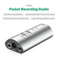 MeloAudio (Tone Shifter) TS MINI Digital Audio Interface; Portable Sound Card Professional; Recording Equipment with USB Audio Interface Support Microphone Guitar Live Broadcast; for iPhone, iPad, Android Devices, Mac and PC. 