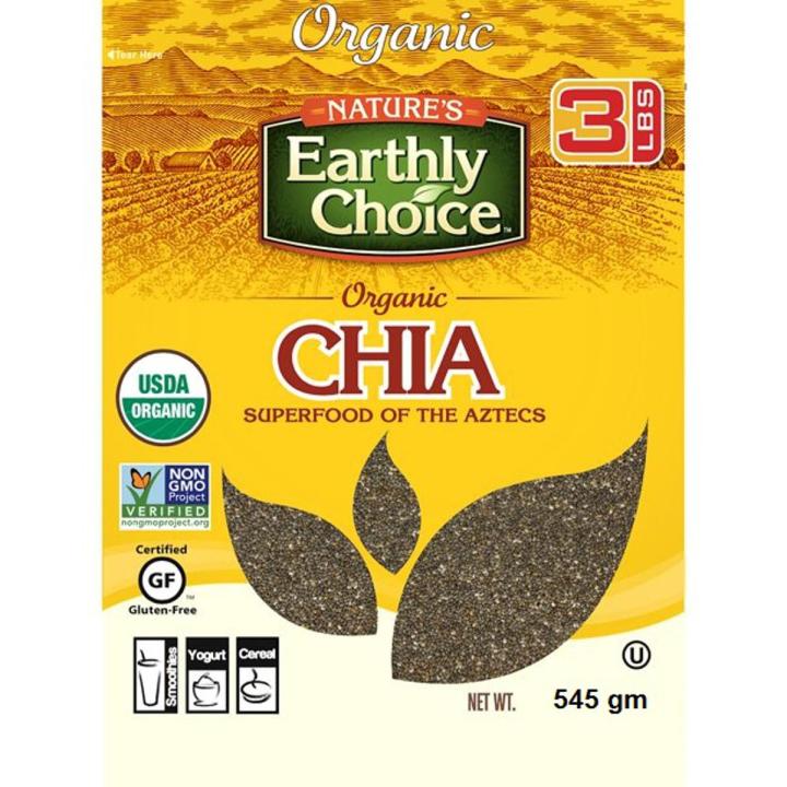 Nature's Earthly Choice Organic Chia seeds 454 gm