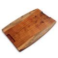 Acacia Cutting Board - Wooden 17" x 11.5" Face Grain Kikar Wood Chopping Board for Cutting Meat, Fruits and Vegetables. 