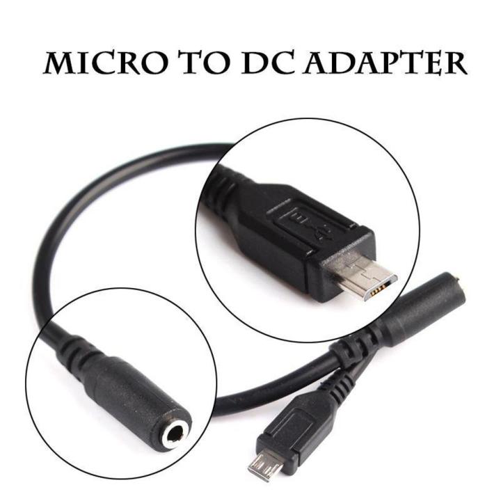 30Cm Micro USB Male TO DC 3.5mm Famale Audio RCA Jack Adapter USB Audio Cable