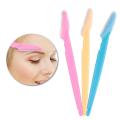 3PCS Portable Eyebrow Razor Trimmer Eyebrow Razor Women Makeup Facial Tool Eyebrow Lip Razor Trimmer Blade Shaver Beauty Tool Eyebrow Razor Peach Fuzz Remover Orignal tinkle Razor pack of 3 facial hair Remover Eyebrow trimmer Stainless Steel. 