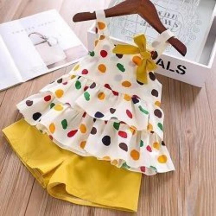 Kids Printed Lawn Dress Stitched Baby Frocks Lawn Frocks Same Colours SAME Designs Frocks For Girls Summer season Lawn staff frock Daraz.pk