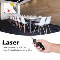 August LP205R Wireless Presenter with Red Laser Pointer - Cordless Powerpoint Slide Changer with Shortcut Keys - Remote Control Clicker Range: 15m - Battery Powered (1xAAA Inc.). 