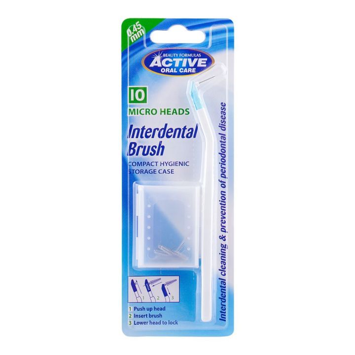 Beauty Formulas Active Oral Care Interdental Brushes, 0.45mm
