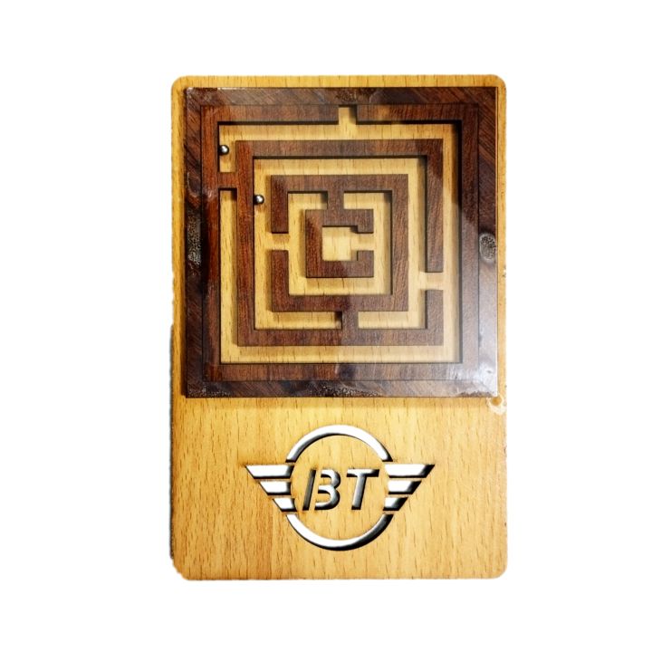 Wooden Labyrinth Game for Kids Rolling Ball Maze Toy Balance Board Game Toy Early Education Toy